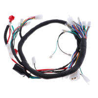 Electrics Wire Wiring Harness Assembly ส่วนประกอบปัจจุบันสำหรับรถมอเตอร์ไซด์สกู๊ตเตอร์เหมาะสำหรับ ZJ-125