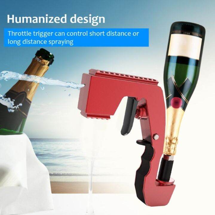 Champagne Bubbly Blaster Wine Stopper Dispenser Sprayer Bottled Beer