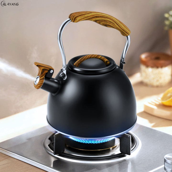 3L Whistling Tea Kettle, Stainless Steel Stove top Kettle Induction