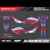 สติ๊กเกอร์วิบาก YAMAHA WR155R 2020 ทั้งคัน Graphic kit สติ๊กเกอร์เคลือบเงา สุดคุ้ม