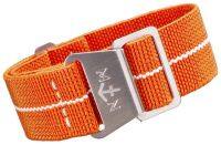 สายนาฬิกา MN Straps Orange with White Centerline 22mm