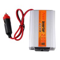 หม้อแปลง อินเวอเตอร์ ติดรถยนต์ แปลงไฟรถเป็นไฟบ้าน Car Power Inverter 12v to 220v Converter 12V DC To AC 220V Adaptor 200W