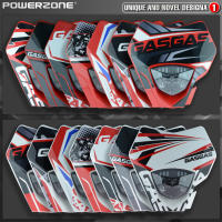 PowerZone รถจักรยานยนต์ LED ไฟหน้าไฟหน้า Supermoto Fairing สำหรับ GASGAGS EC MC Universal Light