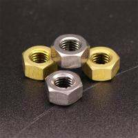 DIN934 M5 M6 M8 M10 M12 Titanium Alloy Hexagon Nuts Nails  Screws Fasteners