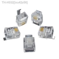 RJ9 4P4C RJ11 6P2C 6P4C 6P6C RJ45 8P8C Telephone Internet Modular Plug JackRJ11 Connector RJ11 10pcs