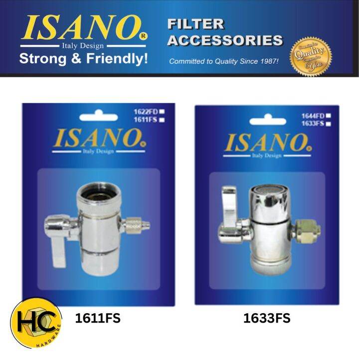[100 ORIGINAL] ISANO 1 Way Water Filter Adapter Diverter Valve for