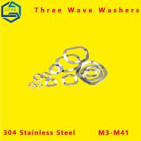 Musim Semi Gelombang Mesin Cuci Tiga Wave Crest Jenis Gelombang Gasket Gelombang Mesin Cuci Musim Semi Mesin Cuci Gelombang Mesin Cuci 304 Stainless Steel GB M3-M41