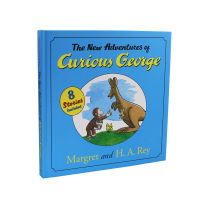 Curious George Sผจญภัยใหม่ต้นฉบับภาษาอังกฤษใหม่ผจญภัยของGeorgeขี้สงสัยเด็กหนังสือเด็กBabอ่านแนะนำสีสมุดวาดภาพระบายสีสำหรับเด็กหนังสือนิทานสีฟ้าอ่อนปกแข็ง