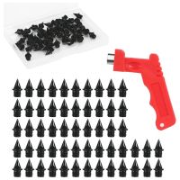 56PCS 1/4 Inch Golf Shoe Spikes Replacement with Spikes Wrench Tool Shoe Spikes Running Spikes for Sports Shoes