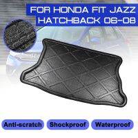 สำหรับ Honda FIT JAZZ Hatchback 2006 2007 2008พรมปูพื้นรถยนต์พรมหลัง Trunk Anti-Mud Cover