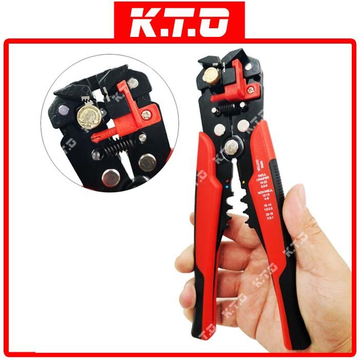 5 IN 1 MULTI-PURPOSE AUTOMATIC WIRE STRIPPER CRIMPER TERMINAL CABLE WIRE CUTTER SELF ADJUSTING ELECTRICAL TOOL / PEMOTONG WAYAR