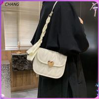 CHANG ของใหม่ น่ารักน่ารักๆ สำหรับผู้หญิง กระเป๋าแบบสะพายไหล่ กระเป๋าถือใบเล็ก Crossbody หนา กระเป๋าถือกระเป๋าเงิน