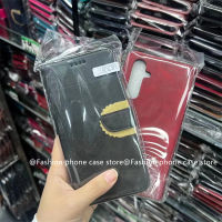 Phone Case เคส Samsung Galaxy S23 FE S22 S21 FE S23 Ultra + Plus 5G 4G เคสธุรกิจของผู้ชายพับเก็บได้ฝาหลังการป้องกันหนัง PU พร้อม2023ที่ใส่บัตร