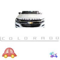 โลโก้ COLORADO LOGO COLORADO ติดฝากระโปรงหน้า สีเทา 1ชิ้น chevrolet colorado 2-4 ประตู มีบริการเก็บเงินปลายทาง