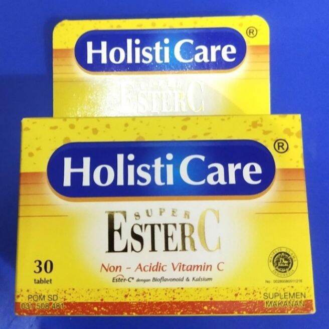 Ester C Holisticare vitamin C isi 30 Kapsul (1 Botol) multivitamin