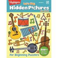 Highlights หนังสือแบบฝึกหัด เสริมทักษะการคิดและการสังเกต Lets Play Hidden Pictures with Stickers Vol 6