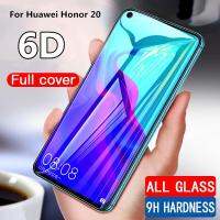 6Dปกป้องหน้าจอแก้วคลุมทั้งหมดกระจกนิรภัยสำหรับHuawei Honor 20 / Huawei Nova 5T Fullกาวติดหน้าจอปกป้องหน้าจอ