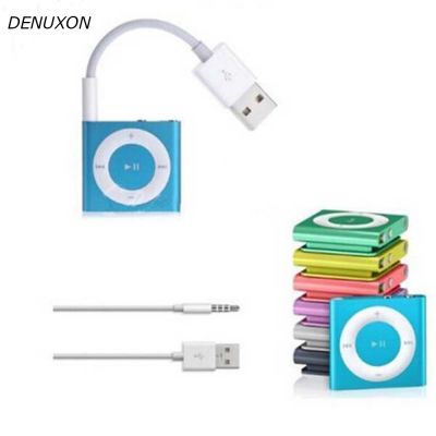USB Charging Data Cable For Apple iPod For Shuffle USB to 3.5mm Jack Adapter Cable For MP3 MP4 Player Speaker Charger Cord Wire