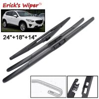 Ericks Wiper Front &amp; Rear Wiper Blades Set For Mazda CX-5 CX5 KE 2012 - 2017 Windshield Windscreen Window Brushes 24"+18"+14" Water Blades