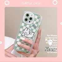 COD DSFGERTGRUER [พร้อมส่ง] เคสซิลิโคนใส ลายตารางหมากรุก สําหรับ Apple iPhone 14 13 12 11 promax XS XR xsmax se2020 6 7 8plus Mini