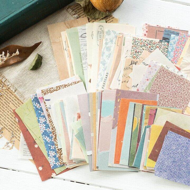 60-pcs-country-style-art-stylish-notes-scrapbook-paper-diy-label