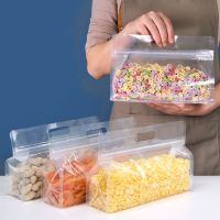 1Pcs Reusable Food Bag Fresh Keeping Bag For Vegetable Fruit Storage Freezing Preservation Zipper Sealed Bags