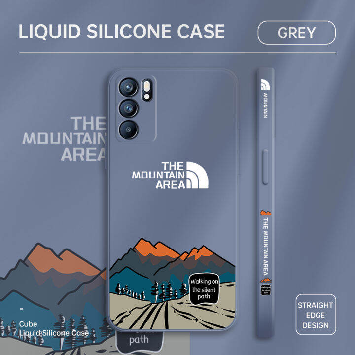 DESSEN Cover per Oppo Reno 6 5G (Reno6 5G) - Liquido Silicone