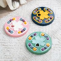 Dog Puzzle Toys Turntable Slow Feeder Educational Toy Bone Interactive Food Bowl Slowly Eating Bowl Pet Cat Dogs Training Game