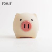 USB Rechargeable Dimmable Silicone Cute Pig Light Atmosphere Lamp Children Night Lamp Christmas Bedroom Light