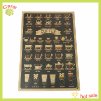 Canli กาแฟถ้วยบาร์ห้องครัววาดโปสเตอร์ VINTAGE โปสเตอร์ Retro Wall Sticker Decor