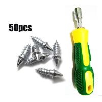 NEW Winter Car Vehicle Anti-Slip Screw Wheel Tyre Snow Nail Studs With Installation tools For Car Motorcycle SUV Truck Nails  Screws Fasteners