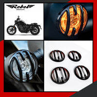 ชุดครอบไฟเลี้ยวแต่ง สีดำด้าน สำหรับฮอนด้ารีเบล COVER INDICATOR LIGHT FOR HONDA REBEL CMX 1100 ปี 2021-2023