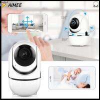 AIMEE ไวไฟแอลอีดี การตรวจสอบระยะไกล การรักษาความปลอดภัยภายในบ้าน กล้อง IP 1080P WiFi กล้องเฝ้าระวัง กล้องวงจรปิดในร่มขนาดเล็ก จอภาพสำหรับเด็ก