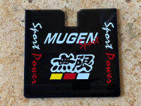 กรอบป้ายติดภาษีรถยนต์แบบใส กรอบอะคริลิค ลาย MUGEN 3 สี ใส่พรบ. ป้ายกรมทางหลวง บัตรอีซีพาสทางด่วน ติดตั้งง่ายสะดวกแข็งแร