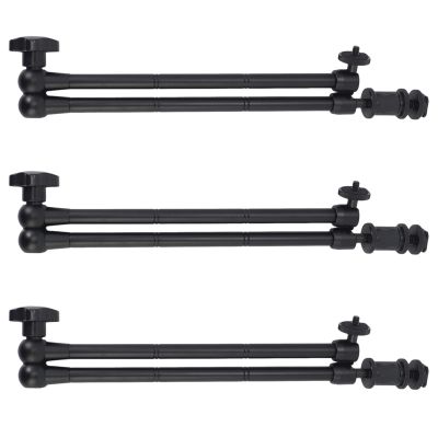 4pcs 20Inch Adjustable Articulating Friction Magic Arm with Hot Shoe Mount for LED Light DSLR Rig LCD Monitor