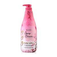 ? Beauty Buffet Scentio Cherry Blossom Lightening &amp; Smooth Body Lotion 700ml. บิวตี้ บุฟเฟ่ต์ โลชั่นดอกซากุระ [ สุขภาพและความงาม ]