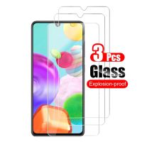 ♘ 3Pcs For Samsung Galaxy A41 Tempered Glass Screen Protector Protective Glass For Samsung Galaxy A41 SM-A415F Toughened Film 9H