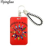 【CW】 Autism gules Cartoon Anime Fashion Lanyards Bus ID Name Card Holder Accessories Decorations Kids Gifts