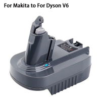 อะแดปเตอร์ V6สำหรับ Makita 18โวลต์ BL1850 BL1815แปลงเป็นสำหรับ V6แบตเตอรี่ SV04 DC59 DC58 DC62