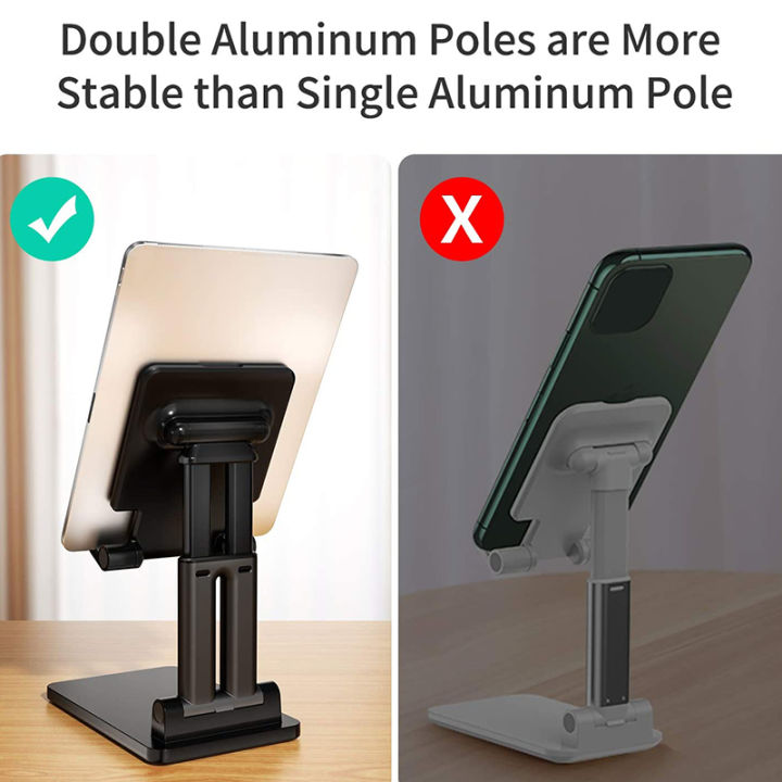 dual-pole-foldable-tablet-stand-adjustable-height-for-ipad-pro-stand-extendable-solid-desktop-stand-holder-dock