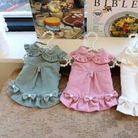 [COD] Dog clothes pet princess skirt spring and autumn cat two-legged Xia Bomei Bichon Frize dress