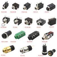 10Pcs PJ Series Headphone Jack 3.5mm 2.5mm Stereo Female Socket Audio PCB Mount Connector PJ-316 PJ307 PJ392A Interface Adapter