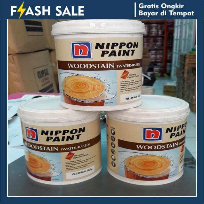 Wood stain ( water based ) nippon paint 0.9 liter wood stain Lazada