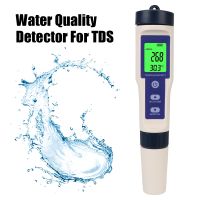 【LZ】✇  Medidor rico em hidrogênio 5 da temperatura em 1 ph/tds/ec/sal/temp da qualidade da água detector ferramenta da medida da pureza