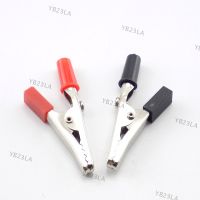 10pcs 50mm Plastic Handle Electric Alligator Clips Crocodile Battery Test Connector Test Probe Metal ClipsYB23TH