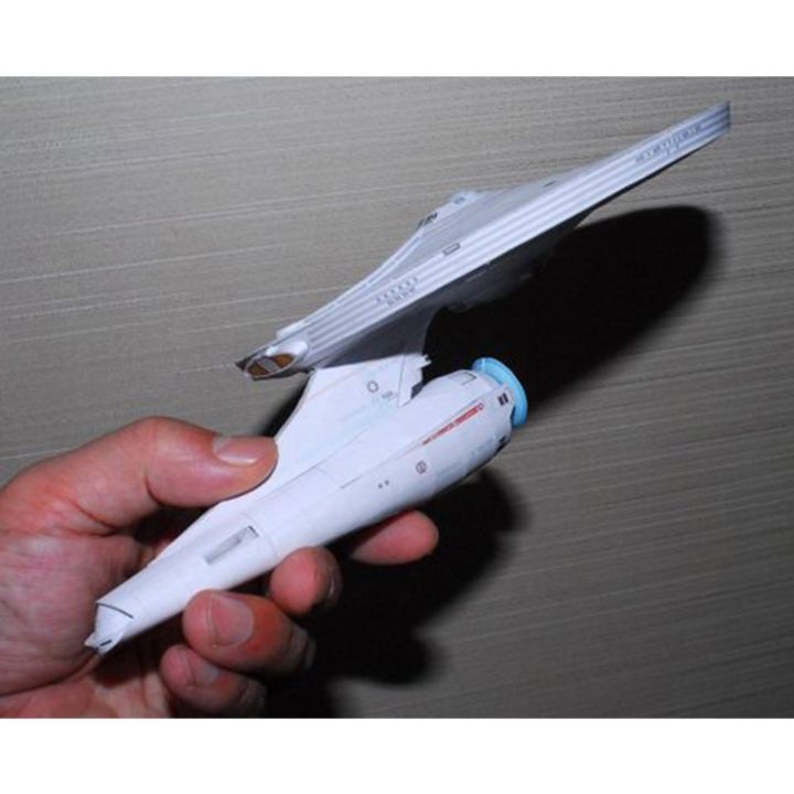 sciencefiction-aircraft-startrek-enterprise-ncc-1701-hd-papermodel-diy-handmade-fancy-toy-garage-kit-paper-handicraft-decoration