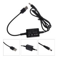 、‘】【【 USB To DC5.5X2.1Mm Round Hole Booster Line Routers Boost Cable 5V Booster To 12V Charging Cable Power Cord