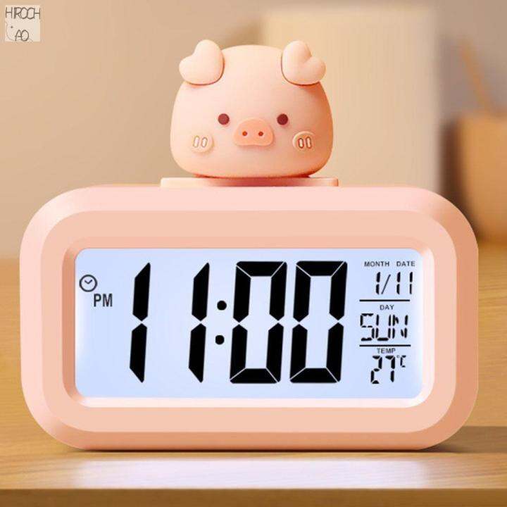 HIROCHAO LED Backlight For Studying Calendar Stopwatch Date Digital ...