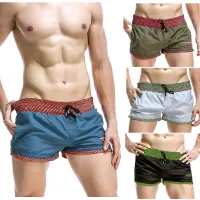 Mens Swimwear Swim Shorts Trunks Beach Board Shorts Swimming Pants Swimsuits Mens Running Sports Surffing ShortsTH