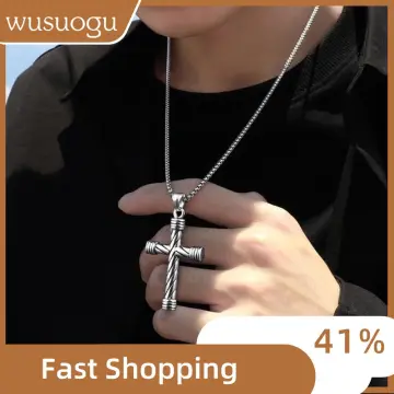 Shop Cross Pendant Necklace Unisex with great discounts and prices online -  Jan 2024